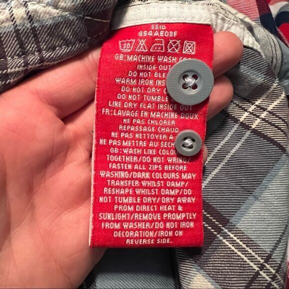 3 for $30! Super dry plaid shirt. Size large. - Picture 8 of 11